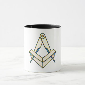 Origami freemasonry symbol mug
