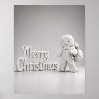 Origami Gingerbread Merry Christmas Sign