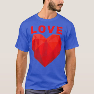 Origami Heart Love T-Shirt