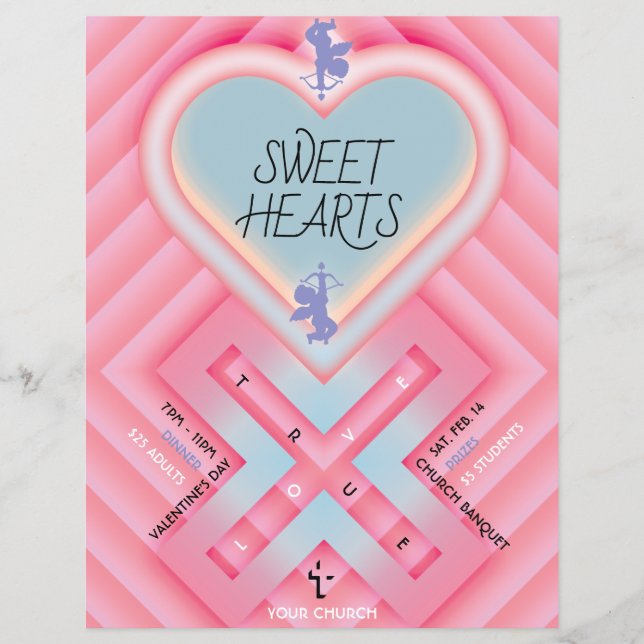Origami Heart X Sweet Hearts Flyer (Front)