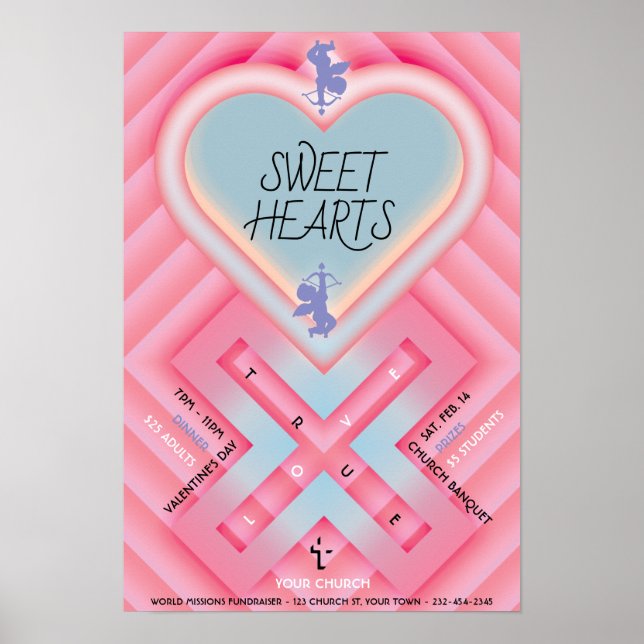 Origami Heart X Sweet Hearts Poster (Front)