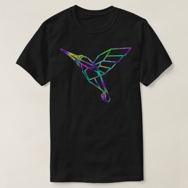 Origami hummingbird 7 T-Shirt (Design Front)