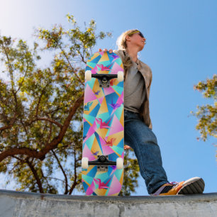 Origami Kaleidoscope Skateboard