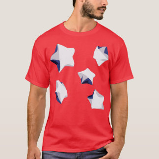 Origami Lucky Puffy Stars T-Shirt
