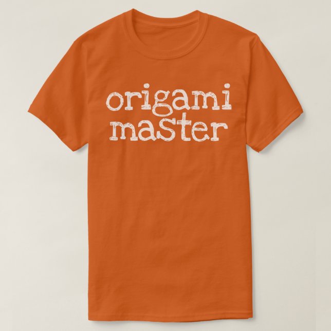Origami Master 2 T-Shirt (Design Front)