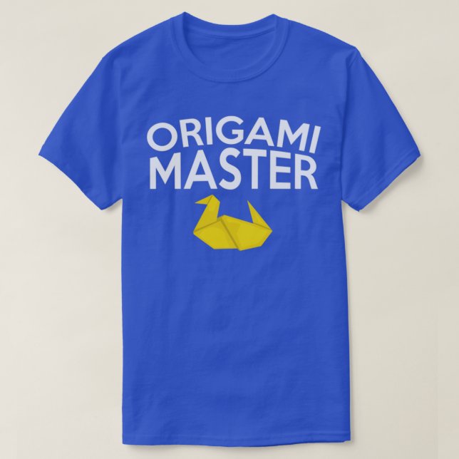 Origami Master Japanese Art Folding Paper T-Shirt (Design Front)