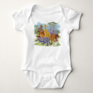 Origami Menagerie Baby Bodysuit