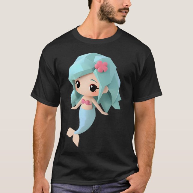 Origami Mermaid T-Shirt (Front)