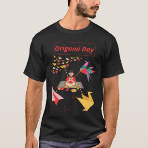 origami page a day calendar T-Shirt