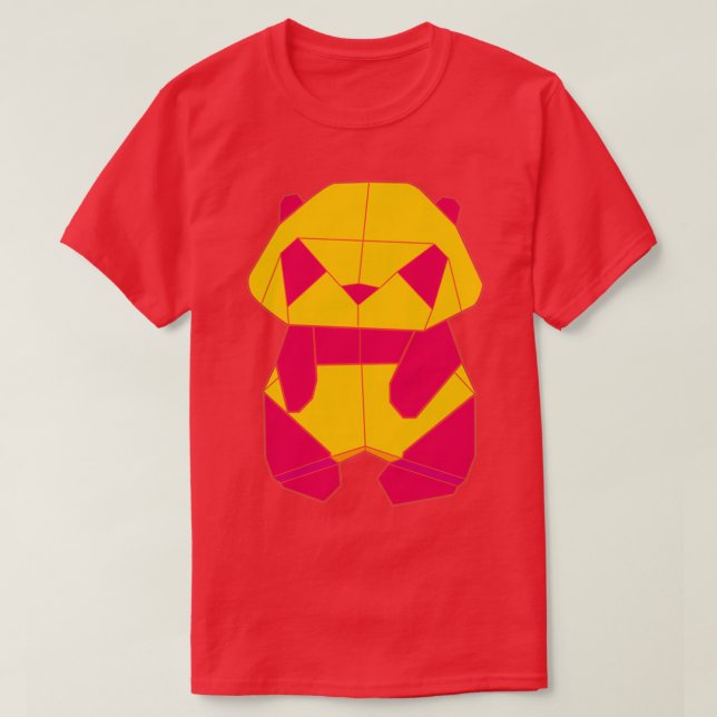 Origami Panda 6 T-Shirt (Design Front)