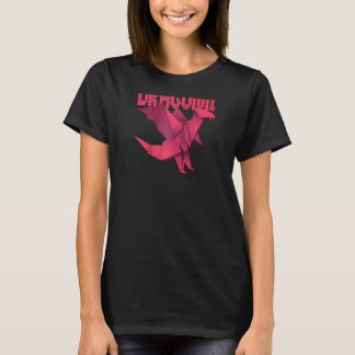 Origami Paper Dragon – Origami Polygon Japanese Fo T-Shirt