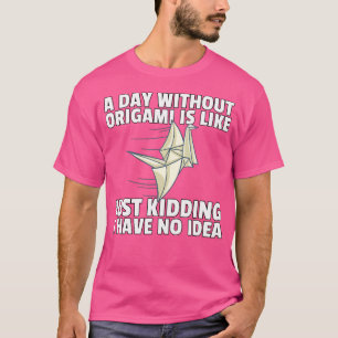 Origami Paper Folding Cranes Origami Master T-Shirt