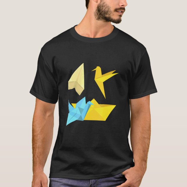 Origami Paper Folding Master 1 T-Shirt (Front)