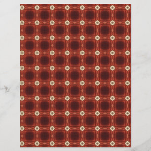 Origami Paper Tan Black Red Customisable Hobby Art