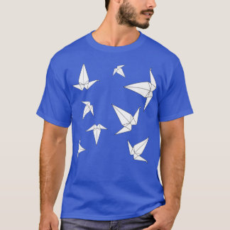 Origami Peace Cranes Lilac T-Shirt