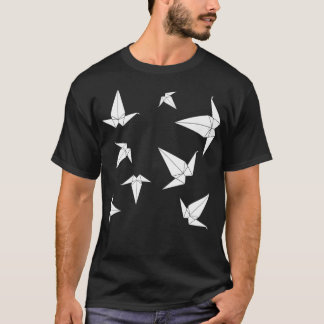 Origami Peace Cranes Yellow T-Shirt
