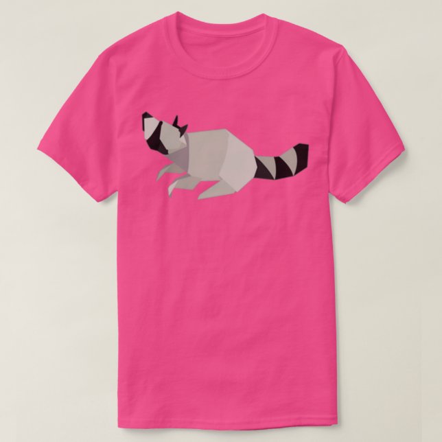 Origami Racoon 1 T-Shirt (Design Front)