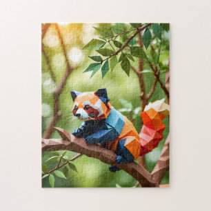 Origami Red Panda Jigsaw Puzzle