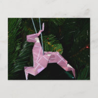 Origami Reindeer Christmas Decoration