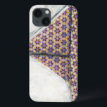 Origami Sailboat on Star Design Paper iPhone 13 Case<br><div class="desc">A simple origami sailboat floating on a black and white background. Created by Chariklia Zarris,  the sailboat looks like it was made origami style out of star design paper. Get your copy today!</div>