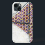 Origami Sailboat on Star Design Paper iPhone 13 Case<br><div class="desc">A simple origami sailboat floating on a black and white background. Created by Chariklia Zarris,  the sailboat looks like it was made origami style out of star design paper. Get your copy today!</div>