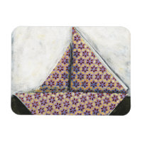 Origami Sailboat on Star Design Paper