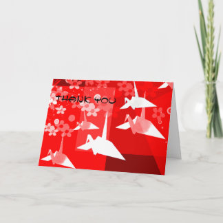 Origami Thank You Card