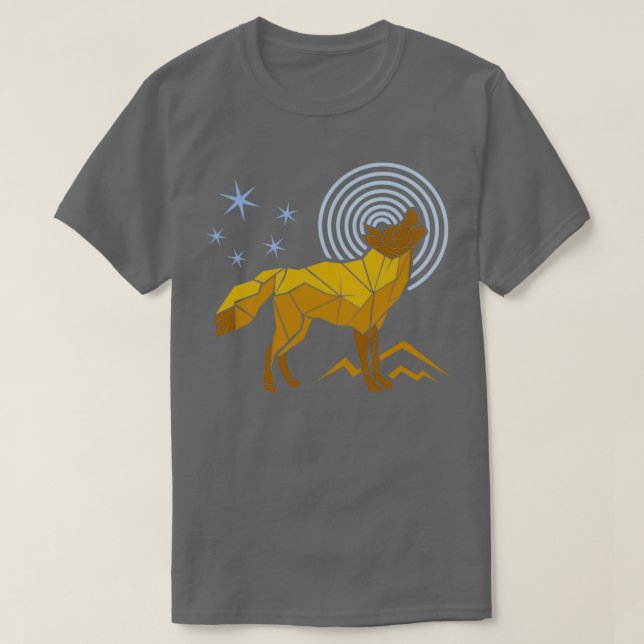 Origami Wolf 6 T-Shirt (Design Front)
