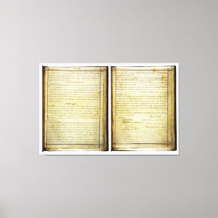 ORIGINAL 14th Amendment U.S. Constitution Canvas Print