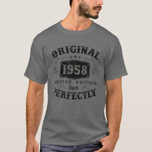 Original 1958 65 Years Old 65Th Birthday Gifts For T-Shirt