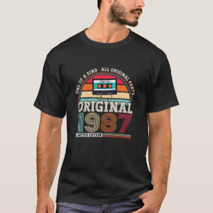 Original 1987 35Th Birthday Birthday Gift For Men T-Shirt