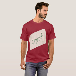 Original 1 Men's Maroon basic T-shirt
