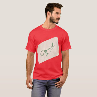 Original 1 Men's Red Basic T-shirt
