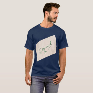 Original 1 Navy Blue Men's Basic T-shirt