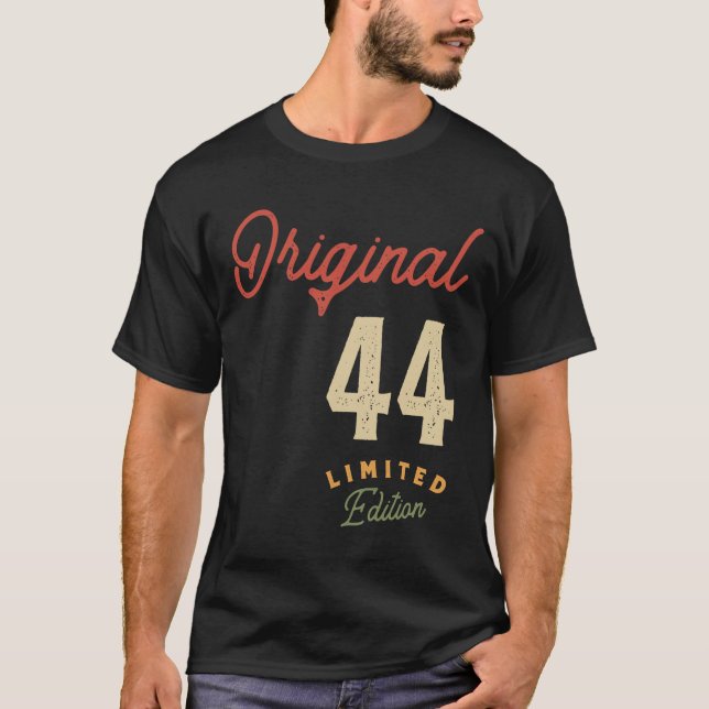 Original 44 Years Old - 44th Birthday  T-Shirt (Front)