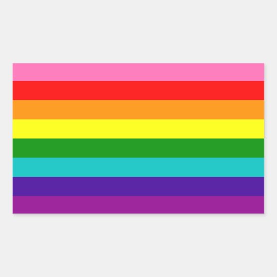 really small gay pride flag stickers