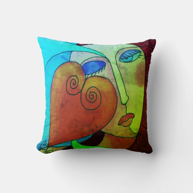 Original Abstract Art Cushion (Front)
