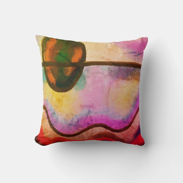 Original Abstract Art Cushion (Front)
