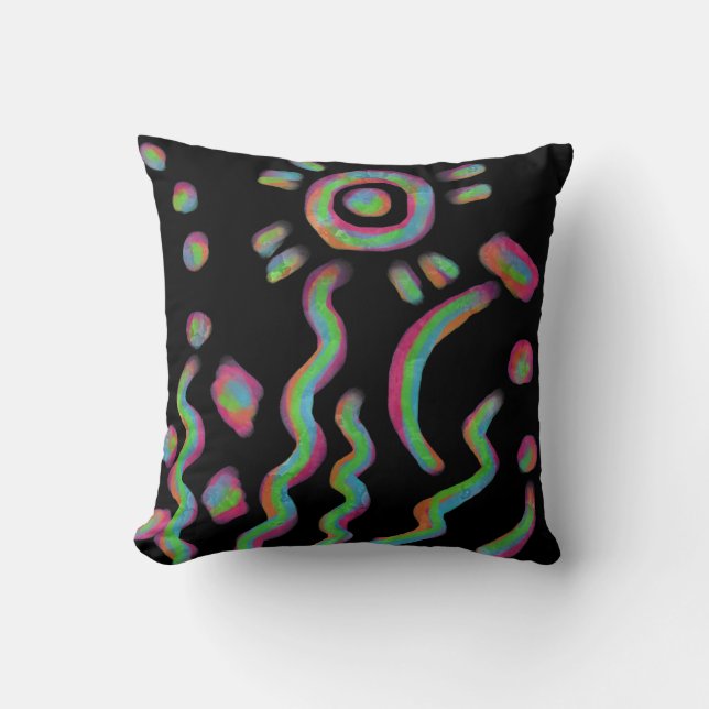Original Abstract Art Cushion (Front)