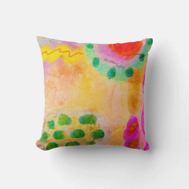 Original Abstract Art Cushion (Front)