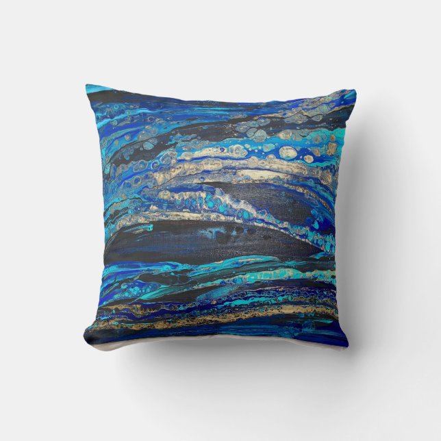 Original abstract art pillow (Front)