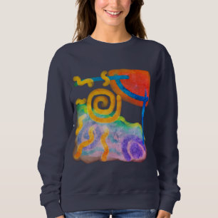 Original Abstract Art to Wear Sweatshirt