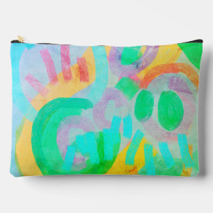 Original Abstract Digital Art Pencil Bag