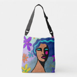 Original Abstract Digital Painting Crossbody Bag