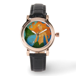 Original Abstract Mermaid Wearable Art Watch