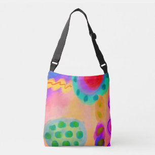 Original Abstract Painting Crossbody Bag