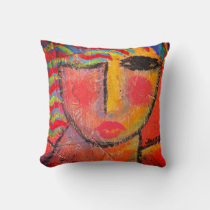 Original Abstract Painting Cushion