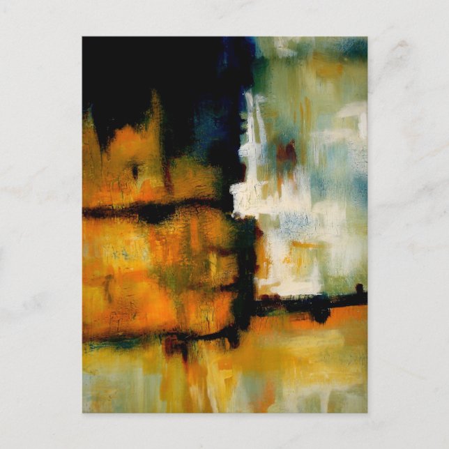 Original Abstract Painting Postcard (Front)