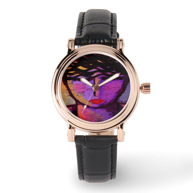 Original Abstract Wearable Art Watch (Front)