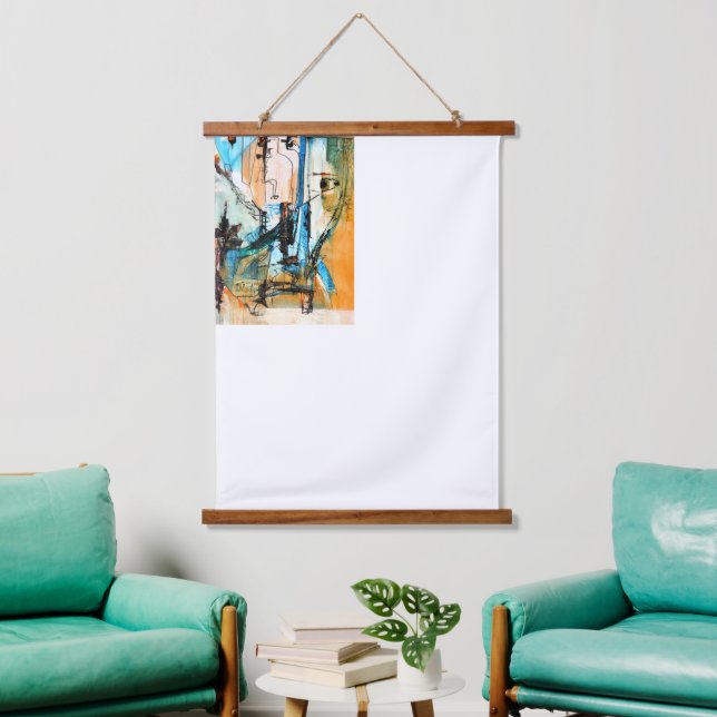 Original Acrylic Painting  Hanging Tapestry (Living Room)